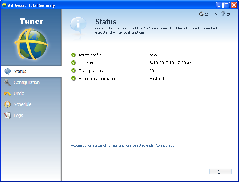 Ad-Aware Total Security Screenshots (click on thumbnails for larger images) Ad-Aware Total Security Screenshots (click on thumbnails for larger images)