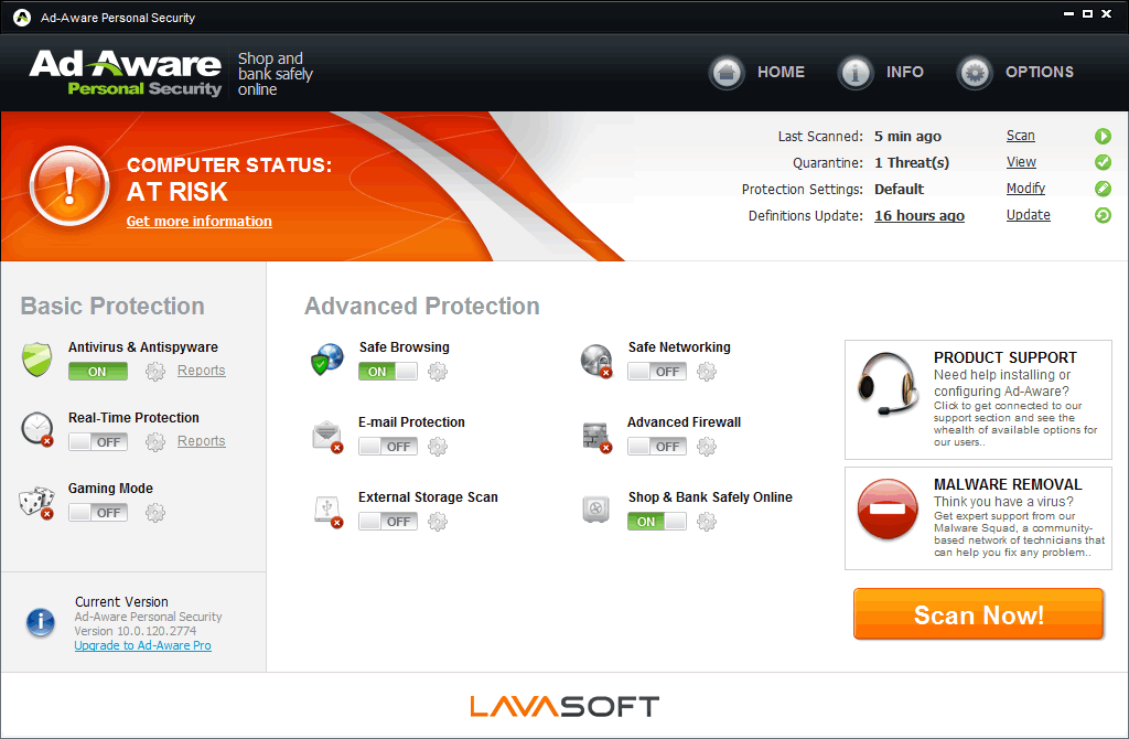 Ad-Aware Personal Security 11.10.767.8917 full Windows 7 Ad-Aware Personal Security 11.10.767.8917 full