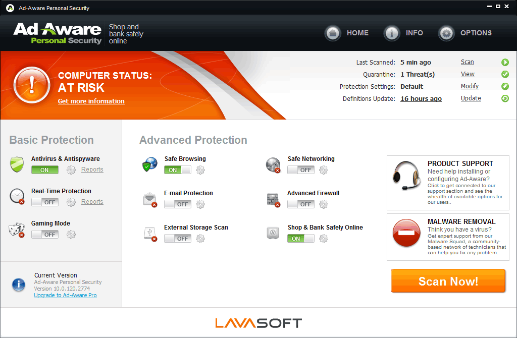 Windows 10 Ad-Aware Personal Security full